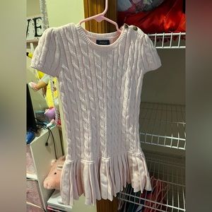 Pink Ralph Lauren dress for girls.